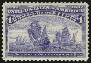 Sale 1062, Lot 419, 1893 Columbian Issue (Scott 230-245)