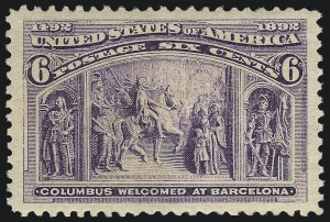 Sale Number 1062, Lot Number 421, 1893 Columbian Issue (Scott 230-245) Sale Number 1062, Lot Number 421, 1893 Columbian Issue (Scott 230-245)