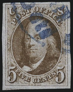 Sale 1062, Lot 45, 1847 Issue and 1875 Reproduction of 1847 Issue (Scott 1-4)