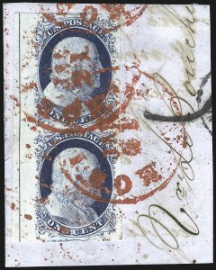 Sale 1062, Lot 77, 1c 1851-56 Issue (Scott 5-9)