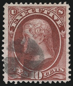 Sale 1062, Lot 828, Officials, 10c Executive (O14) Sale 1062, Lot 828, Officials