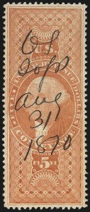 Sale 1066, Lot 72, First Issue Perforated