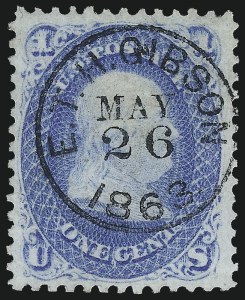Sale 1067, Lot 1009, 1861-66 Issue (Scott 61-70c)