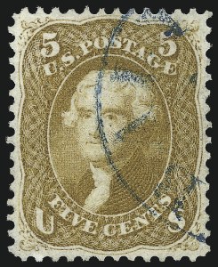 Sale 1067, Lot 1021, 1861-66 Issue (Scott 61-70c)