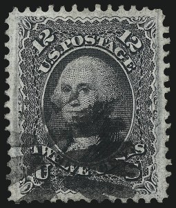 Sale 1067, Lot 1083, 1867-68 Grilled Issue and 1875 Re-Issue of 1861 Issue (Scott 84-111)