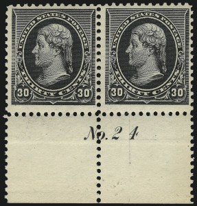 Sale 1067, Lot 1211, 1890-93 Issue (Scott 219-229)