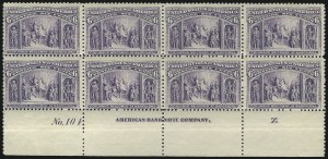 Sale 1067, Lot 1221, 1893 Columbian Issue (Scott 230-245)