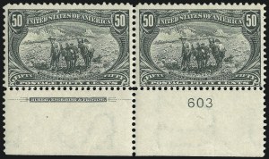 Sale 1067, Lot 1310, 1898 Trans-Mississippi Issue (Scott 285-293)