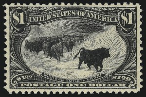 Sale 1067, Lot 1329, 1898 Trans-Mississippi Issue (Scott 285-293), $1.00 Trans-Mississippi (292) Sale 1067, Lot 1329, 1898 Trans-Mississippi Issue (Scott 285-293)