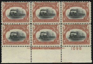 Sale 1067, Lot 1343, 1901 Pan-American Issue (Scott 294-299)