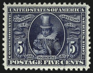 Sale 1067, Lot 1412, Louisiana Purchase, Jamestown and 1908-09 Issues (Scott 323-366)