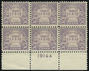 Sale 1067, Lot 1620, 1922-26 and Later Issues (Scott 555-1058a), 50c Dull Lilac (570) Sale 1067, Lot 1620, 1922-26 and Later Issues (Scott 555-1058a)