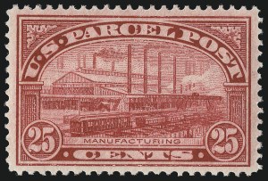 Sale 1067, Lot 1742, Officials, Newspapers, Parcel Post (Scott O, PR, Q)