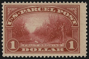 Sale 1067, Lot 1744, Officials, Newspapers, Parcel Post (Scott O, PR, Q), $1.00 Parcel Post (Q12) Sale 1067, Lot 1744, Officials, Newspapers, Parcel Post (Scott O, PR, Q)