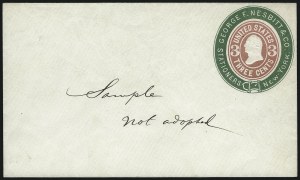 Sale 1067, Lot 1754, Postal Stationery and Postal Cards (Scott U, UX)