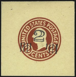 Sale 1067, Lot 1764, Postal Stationery and Postal Cards (Scott U, UX)