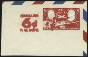 Sale 1067, Lot 1766, Postal Stationery and Postal Cards (Scott U, UX)