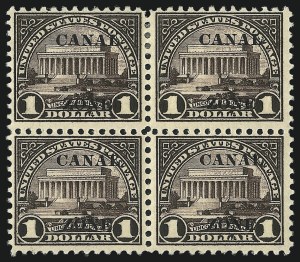 Sale 1067, Lot 1819, U.S. Possessions: Canal Zone, CANAL ZONE, 1924, -1/2c-$1.00 Ty. A Ovpts. (70-81) Sale 1067, Lot 1819, U.S. Possessions: Canal Zone