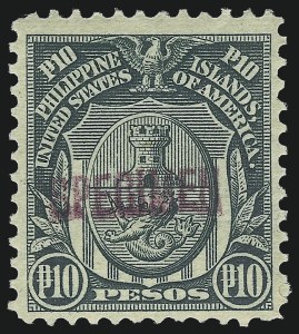 Sale 1067, Lot 1939, U.S. Possessions: Philippines, 1906-45
