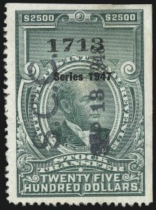 Sale 1067, Lot 622, Revenues: Proprietary thru Stock Transfer