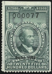 Sale 1067, Lot 625, Revenues: Proprietary thru Stock Transfer