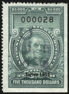 Sale 1067, Lot 628, Revenues: Proprietary thru Stock Transfer