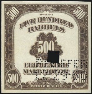 Sale 1067, Lot 668, Revenues: Wine thru Beer