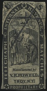Sale 1067, Lot 707, Revenues: Private Die Proprietary - Match & Medicine