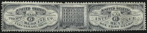 Sale 1067, Lot 741, Revenues: Private Die Proprietary - Match & Medicine
