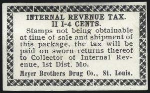 Sale 1067, Lot 746, Revenues: Private Die Proprietary - Match & Medicine