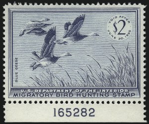 Sale Number 1067, Lot Number 755, Revenues: Hunting Permits thru Telegraph Sale Number 1067, Lot Number 755, Revenues: Hunting Permits thru Telegraph