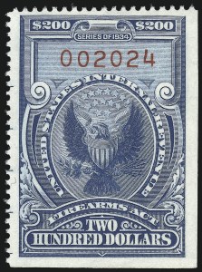 Sale 1067, Lot 764, Revenues: Hunting Permits thru Telegraph