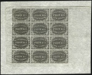 Sale 1067, Lot 838, Postmasters Provisionals