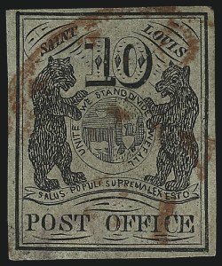 Sale 1067, Lot 843, Postmasters Provisionals