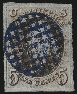 Sale 1067, Lot 847, 1847 Issue and 1875 Reproduction of 1847 Issue (Scott 1-4)