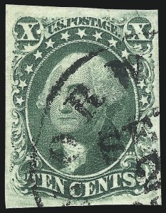 Sale 1067, Lot 911, 1c-12c 1851 Issue (Scott 5A-17)