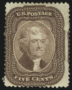 Sale 1067, Lot 945, 1c-5c 1857-60 Issue (Scott 18-30A)