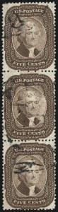 Sale 1067, Lot 947, 1c-5c 1857-60 Issue (Scott 18-30A)