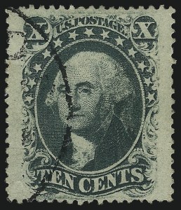 Sale 1067, Lot 967, 10c-90c 1857-60 Issue (Scott 31-39)