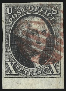 Sale 1068, Lot 17, 1847 Issue and 1875 Reproduction of 1847 Issue