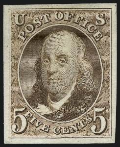 Sale 1068, Lot 23, 1847 Issue and 1875 Reproduction of 1847 Issue