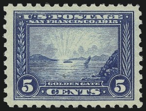 Sale 1068, Lot 257, Washington-Franklin Issues, 1c-10c Panama-Pacific (397-404) Sale 1068, Lot 257, Washington-Franklin Issues