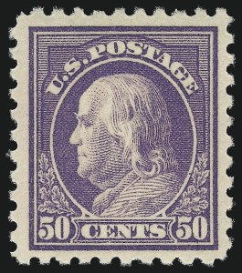 Sale 1068, Lot 268, Washington-Franklin Issues, 50c Violet (440) Sale 1068, Lot 268, Washington-Franklin Issues
