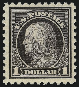 Sale 1068, Lot 289, Washington-Franklin Issues