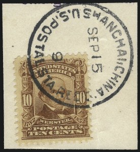 Sale 1068, Lot 409, Special Delivery thru Other Back-of-Book