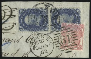 Sale 1068, Lot 82, Specialized 1c 1861-66 Issue