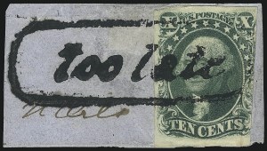 Sale 1074, Lot 512, 5c-10c 1851 Issue (Scott 12-16)