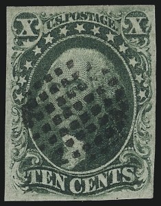 Sale 1074, Lot 514, 5c-10c 1851 Issue (Scott 12-16)