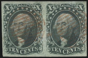 Sale 1074, Lot 518, 5c-10c 1851 Issue (Scott 12-16)