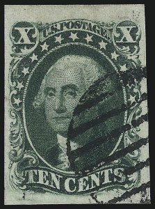 Sale 1074, Lot 523, 5c-10c 1851 Issue (Scott 12-16)